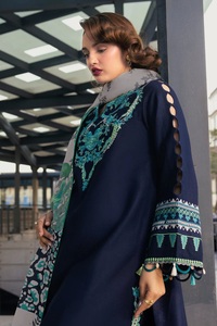 Robes en cuir brodé pêche pour femmes, très demandées, prix de gros, vêtements d'hiver pakistanais, salwar kameez pour femmes - Product Image 4