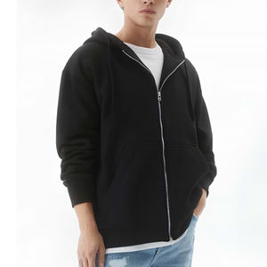 Sudadera con Capucha para Hombre, Corte Regular, Cierre de Cremallera, Bolsillos Tipo Canguro, 100% Algodón Felpa, Transpirable y de Secado Rápido, Impresión Serigráfica - Product Image 3