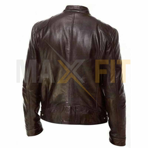 Maxfit เสื้อแจ็คเก็ตหนังมีฮู้ดสำหรับผู้ชายฤดูหนาวออกแบบได้ตามต้องการ - Product Image 4