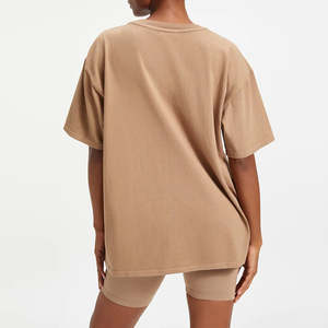 Vente en gros OEM Service Respirant Polyester Femmes Shorts Ensemble Loose Fit T-shirt et Shorts Running et Jogging Été Survêtement - Product Image 5