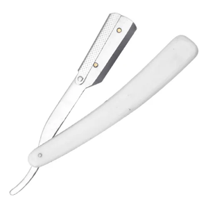 Navajas de Afeitar Rectas para Barbería, Precio al por Mayor, Mango de Acero Inoxidable, Profesional, de Alta Calidad, Clásica, Manual - Product Image 2