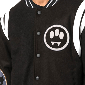 Veste universitaire d'hiver personnalisée OEM pour homme avec broderie de logo sur mesure, style gothique, imperméable, écologique et réversible - Product Image 5