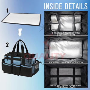 Sac de toilettage avec bandoulière réglable multi-poches et construction légère pour cheval et compétition à vendre - Product Image 2