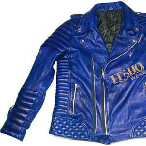 Veste de moto en cuir de style de marque pour hommes et femmes, élégante, durable, confortable, vêtements d'extérieur pour la conduite, approvisionnement en gros OEM - Product Image 1