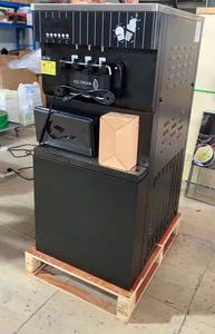 เครื่องทำไอศกรีมแบบนิ่มทำจากสเตนเลสเชิงพาณิชย์แบบพกพาพร้อมการรับประกัน1ปีสำหรับหลายสถานการณ์110V/220V - Product Image 2