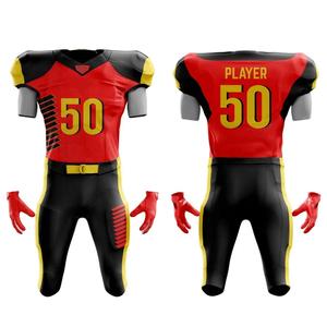 Prix réduit Spandex Polyester Football Américain Uniforme Maillots et Shorts Jeunes Football Américain Uniformes pour Équipe Personnalisée - Product Image 5