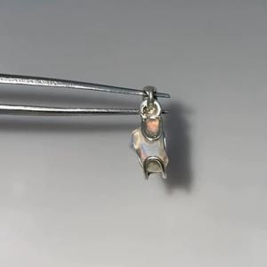 Colgante de ópalo etíope Natural de Plata de Ley 925, joyería de piedras preciosas de diamante hecho a mano de fuego múltiple, abalorios de ópalo crudo de latón Vintage - Product Image 2