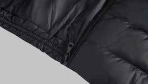 Longue veste d'extérieur personnalisable pour hommes avec col montant logo avant fermeture à glissière imperméable coupe-vent pour l'automne hiver - Product Image 2