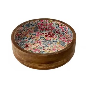 Tazón de Madera de Acacia Esmaltado por Dentro, Diseño Único y Hermoso, Desechable, Ecológico, Hecho en India, de Gran Calidad - Product Image 5