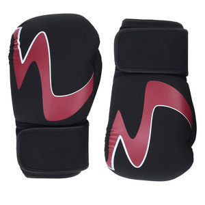 100% Guantes de boxeo de entrenamiento de alta calidad 12oz Nombre personalizado Venta al por mayor Guantes de lucha de cuero PU - Product Image 1
