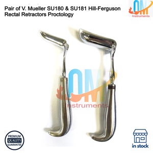 Hill-Ferguson Rectal Retractor 2 Pcs Small/Medium Solid Stainless Steel Orthopedic Surgical Instruments CE ISO Approved | OldMed - Product Image 1