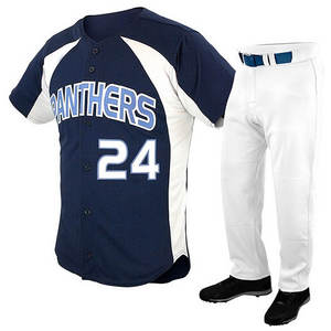 Uniforme de baseball pour hommes de haute qualité 100% polyester à séchage rapide nouveau style de vêtements de sport comprenant des pantalons vestes respirantes - Product Image 4