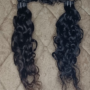 Extensions de cheveux brésiliens vierges naturels non traités pour femmes, de qualité capillaire Remy, bouclés, lavables et durables - Product Image 2