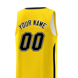 Factory Best Quality <b>Stitched</b> Custom Design Breathable Short Sleeve Basketball Jersey with Customizable Logo and Team Style - Product Image 5