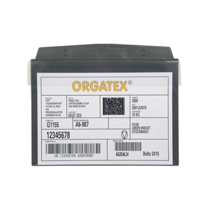 Portadocumenti con flap protettivo, da appendere, DIN A5 orizzontale, grigio scuro, 10 pz. / confezione.- SD014-06 - Product Image 1