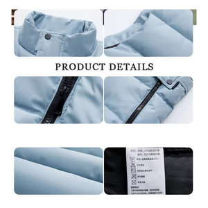 Nuevo Chaleco Acolchado de Invierno Transpirable e Informal para Hombre - Chaquetas sin Mangas Personalizables de Alta Calidad con MOQ Bajo - Product Image 2