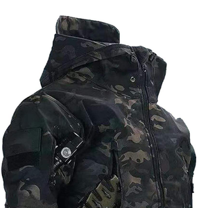 เสื้อผ้าล่าสัตว์ลายพรางกลางแจ้งสำหรับผู้ชายแจ็คเก็ตแบบมีกระเป๋าหลายใบและกางเกงใส่สบาย - Product Image 3