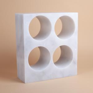 Soporte para Botellas de Vino de Mármol, Portátil, Duradero, Apto para Lavavajillas, Estilo Americano, Accesorios de Decoración de Lujo, The Craft Exim - Product Image 3