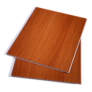 Panel de PVC de Doble Pared de 9 mm de Espesor, 600 mm de Ancho, Resistente al Fuego e Impermeable, Panel de Techo de PVC Hueco para Paredes Interiores, Precio de Fábrica - Product Image 1
