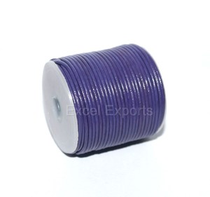 100% Genuine Vegetable Tanned Leather <b>Cords</b> Round 1mm 1.5mm 2mm 3mm <b>for</b> Bracelet Making From Excel Exports - Product Image 4