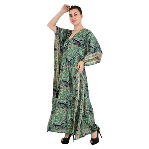 Neuer <b>Kaftan</b> Aus Seidenmischung Ultimative Luxus-Loungewear Fr Den Strand Nachtwsche Weiches Leichtes Flieendes - Product Image 3