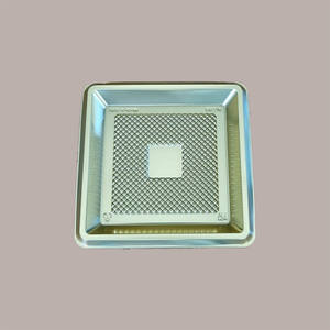 Medorino 100 Plateau Alcas carré à portion unique 9.5x9.5 cm Plateau décoratif écologique pour nourriture cuisine salle à manger et usage domestique - Product Image 1