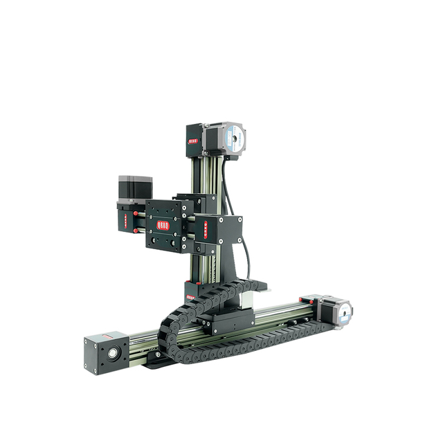 QRXQ RXPXYZ-T-45 100-6000mm Stroke Cnc Stage Actuator Xyz Axis Aluminum Linear Slide Rail Sliding Table Guide Linear Actuator