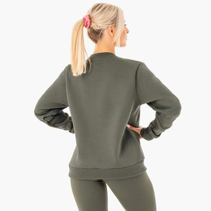 Sudadera de Mujer Más Vendida, 100% Algodón Tejido, Estilo Urbano de Invierno, Color Personalizado, Transpirable, con Abertura Frontal - Product Image 5