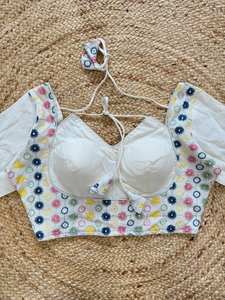 ชุดเดรสสวยชุดแฟนซีผ้าฝ้าย Khadi พร้อมลำดับ9ชิ้นผู้จัดจำหน่ายและส่งออกจากอินเดีย - Product Image 2