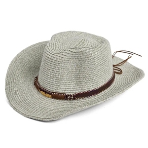 หมวกคาวบอยหนังสำหรับฤดูร้อนพร้อมพิมพ์โลโก้ตามสั่งอุปกรณ์กีฬาแฟชั่นสไตล์ใหม่ราคาที่ไม่มีใครเทียบได้ - Product Image 1