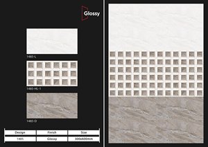 Vente de gros Finition polie brillante 30X60 cm 300X600mm Carrelage mural intérieur en céramique pour salle de bain - Product Image 4