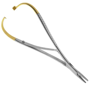 Porte-aiguille TC en acier inoxydable avec porte-aiguille en ciseaux - Product Image 4