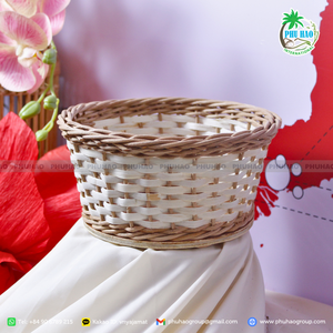 ส่งออกจากเวียดนามความงามตามธรรมชาติ: ตะกร้าหวายสำหรับทุกห้องในราคาที่ดี - Product Image 6