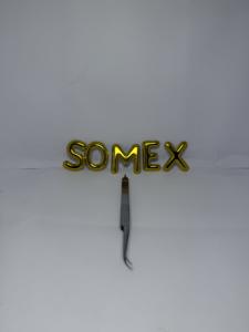 Pinzas para extensiones de pestañas-Suministro de pestañas de acero japonés plateado - Product Image 4