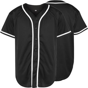 <b>100</b>% <b>Polyester</b> Mesh Baseball Jersey Blank Starter Team Jersey with Plain Logo Embroidery for Softball & Baseball T-<b>shirt</b> for men - Product Image 5