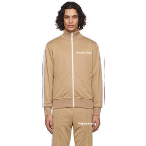 Wholesale Men Plus Size Breathable Sweat-Wicking Anti-Bacterial Polyester/Cotton Tracksuit Zip-Up Hoodie Distressed Embroidery - Product Image 5