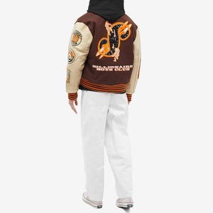 Haute qualité personnalisé ODM OEM nouveauté hommes veste universitaire bombardier Letterman Baseball Style université collège vestes porter - Product Image 4