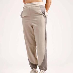 Pantalones Deportivos de Pierna Recta con Logotipo Bordado para Mujer, Cintura Media, Panel Lateral Elástico, Ecológicos, de Secado Rápido, Transpirables, Negros - Product Image 4