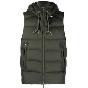 Gilet matelassé léger et chaud pour homme, veste sans manches d'extérieur à capuche, décontracté, avec fermeture éclair intégrale et poches rembourrées - Product Image 4