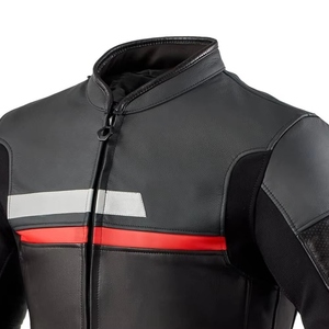 Chaqueta de invierno hecha a medida de alta calidad, chaqueta de moto de cuero genuino con característica transpirable a prueba de viento, talla grande, venta al por mayor - Product Image 5