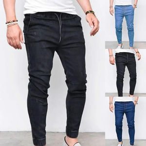 Wholesale <b>Breathable</b> Canvas Casual Jogger <b>Trousers</b> for Men-Skinny Fit Plus Size Elastic Waist <b>Waterproof</b> & Quick Dry - Product Image 2
