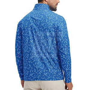 เสื้อแจ็คเก็ตซับลิเมชั่นแบบซิปครึ่งตัวสำหรับผู้ชาย เสื้อผ้ากีฬาแบบเบาสบาย เสื้อแจ็คเก็ตซับลิเมชั่นแบบซิปครึ่งตัวสำหรับทุกฤดูกาล - Product Image 5