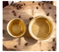 Draagbare, herbruikbare, vintage messing Dabara set, handmatige koffie- & theefiltermand, keukenaccessoires, op maat gemaakte maat