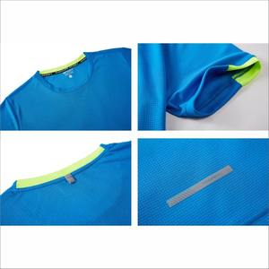 Camiseta de Hombre con Logotipo Personalizado, Cuello en V, 100% Poliéster, Gruesa, de Lujo, Lisa, de Ajuste Regular, Secado Rápido y Transpirable - Product Image 5