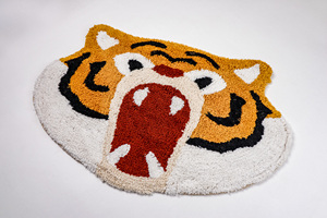 High Quality Reversible Cotton Tufted Bathmats High Pile with Popular Animal Print Directly From Indian Exporter - Product Image 2