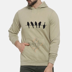Nouveaux sweats à capuche pour hommes, saison d'hiver, style streetwear, manches longues, coupe classique, couleur unie, décontractés, en polaire, 2 pièces, brodés - Product Image 1