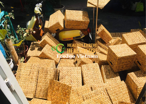 Whism — panier de rangement en jonc de mer écologique et naturel, pour le ventre, fabriqué au Vietnam - Product Image 4