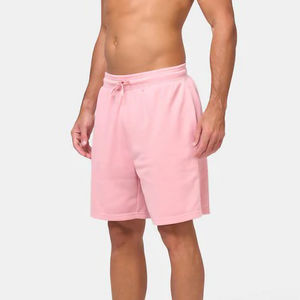 Nouveaux shorts décontractés tendance pour hommes en toile de coton noire, durables, respirants, séchage rapide, imperméables, avec logo personnalisé, teinture unie, été - Product Image 3