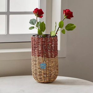 Elegant Design with Natural Handmade Eco-friendly Seagrass Decorative Vase, <b>Table</b> Vase for Home Decoration in Vietnam Factory - Product Image 6