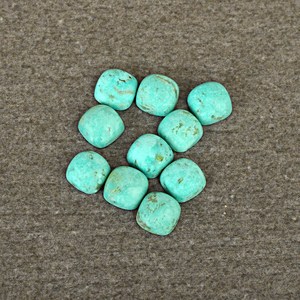 Hecho a mano en forma cuadrada Arizona turquesa suelta Natural tamaño personalizado cabujón piedras preciosas fabricación de joyas accesorios proveedor - Product Image 4